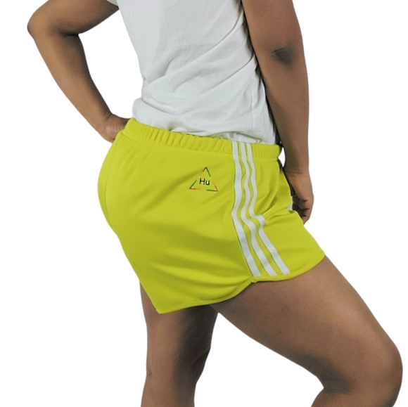 Adidas Originals Pharrell Williams TBIITD PW Yellow Shorts - Picture 4 of 13
